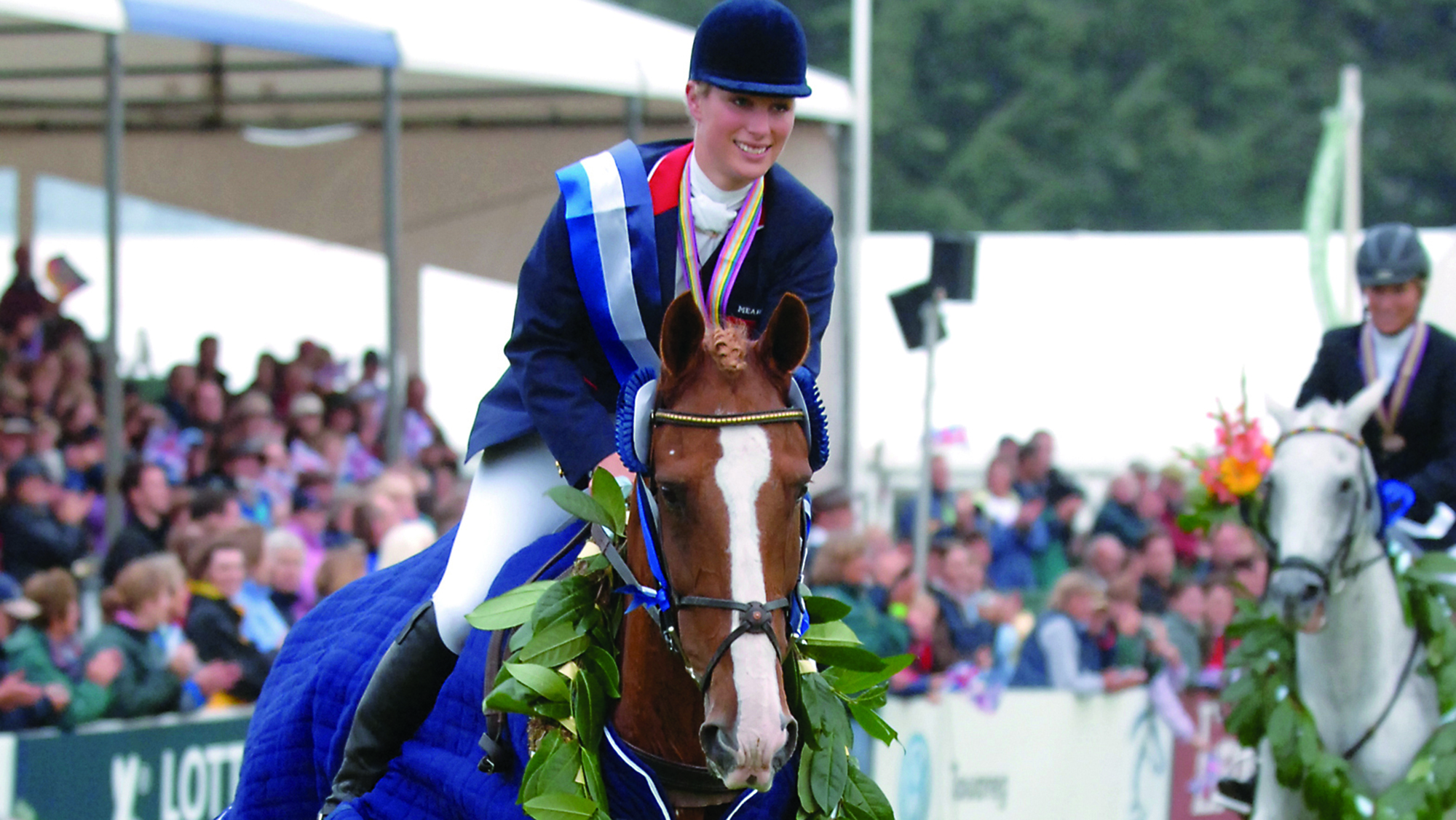 Zara Tindall (n&amp;eacute;e Phillips) and Toytown take double gold at the 2005 Blenheim European Championships.