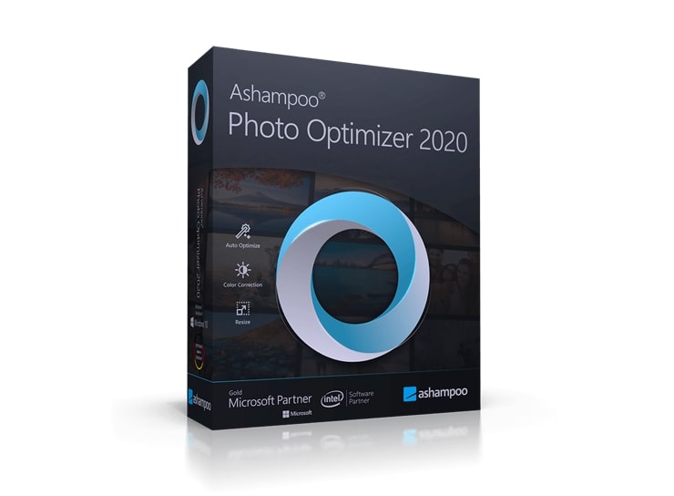 Best free photo editing software - an image of Ashampoo Photo Optimizer's box product