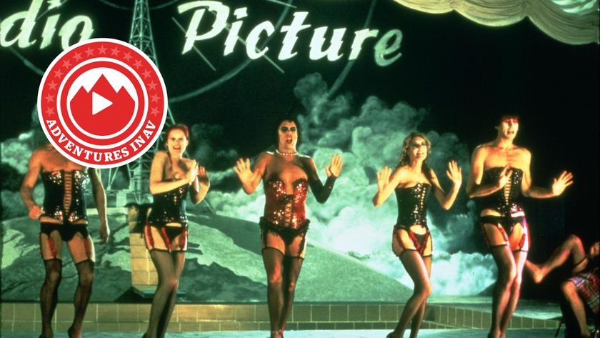 Rocky Horror still with Adventures in AV logo
