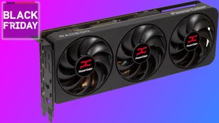 A photo of the PowerColor Reaper Radeon RX 9070 XT graphics card.