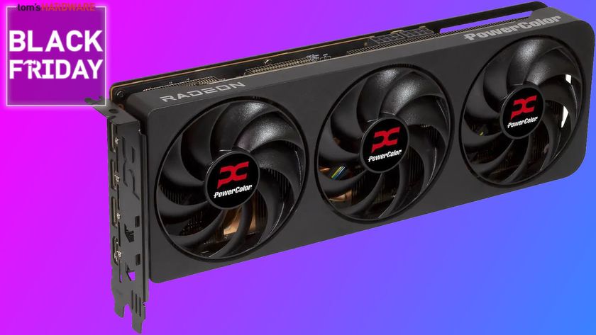 A photo of the PowerColor Reaper Radeon RX 9070 XT graphics card.