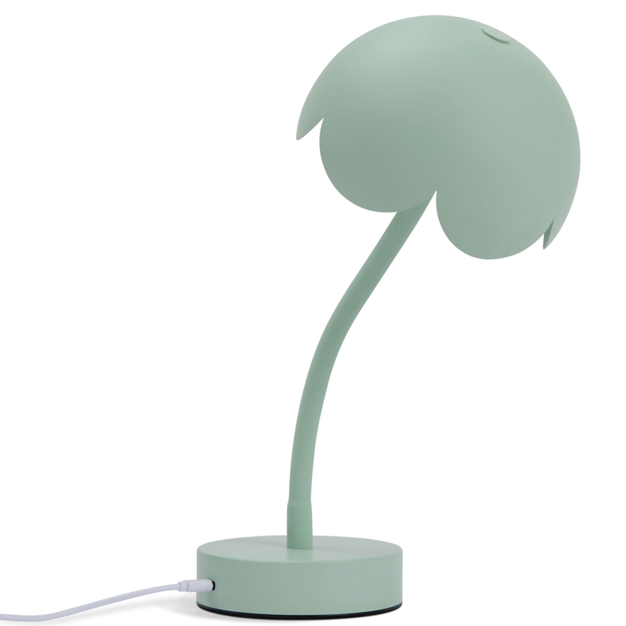 Habitat Rechargeable Scallop Metal Led Table Lamp-Sage Green