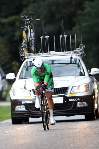 Ina Yoko Teutenberg (HTC-HighRoad) was ninth on the stage and stayed third on GC