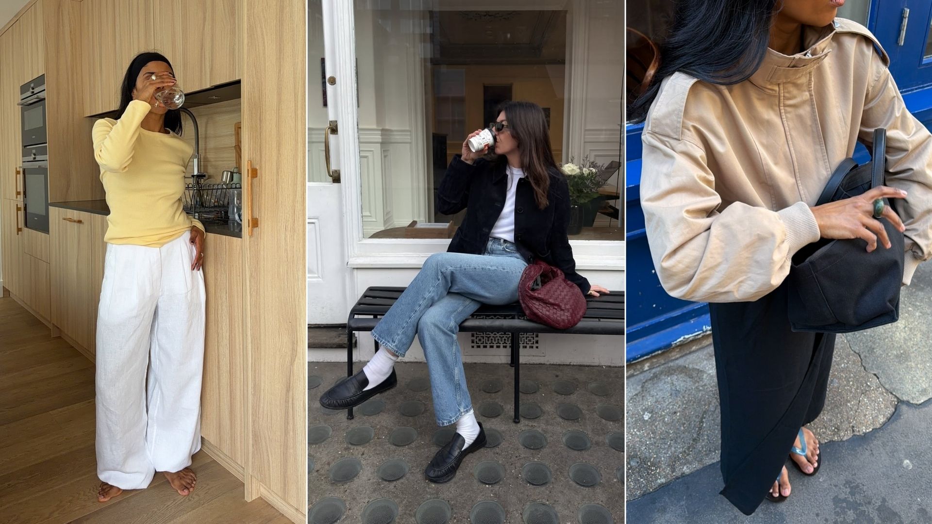 Influencers wearing expensive-looking M&amp;S outfits