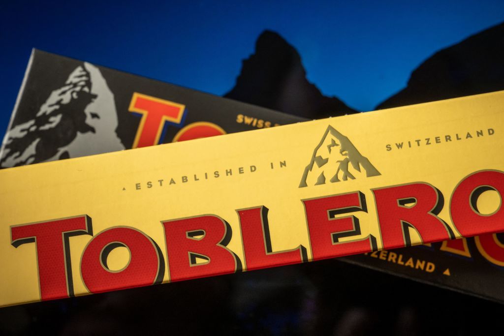 A Toblerone chocolate bar. 