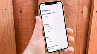 ios 17 reminders shopping list
