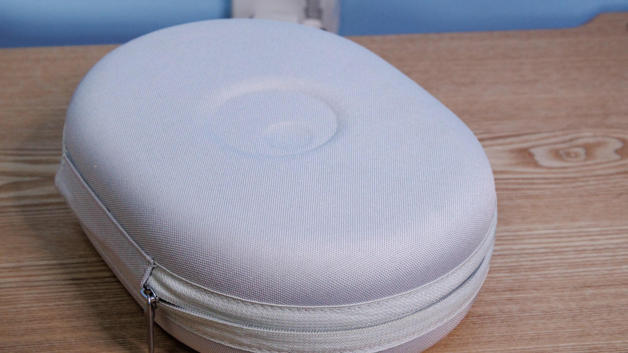 Cambridge Audio Melomania P100 SE headphones case on a table.
