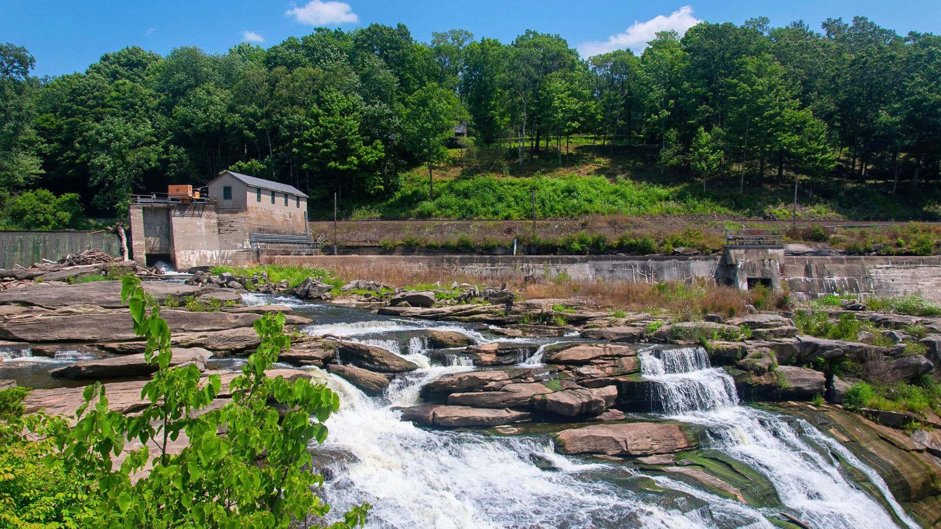 Great Falls Summer Landscape Canaan