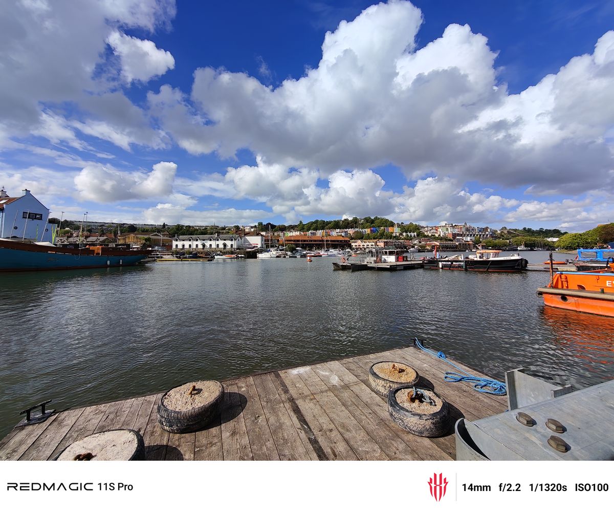 Photos of a harbor taken on the RedMagic 11S Pro
