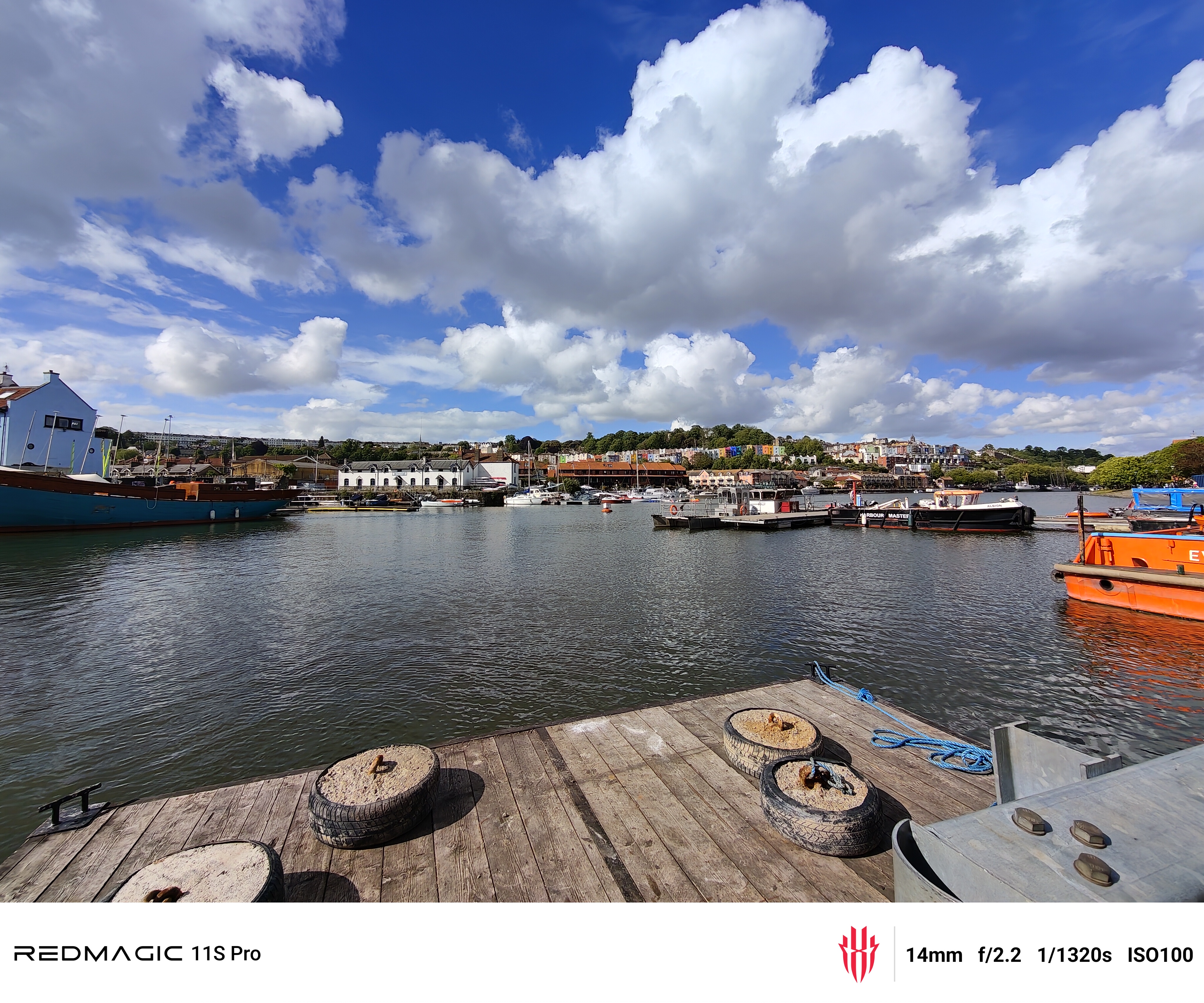 Photos of a harbor taken on the RedMagic 11S Pro
