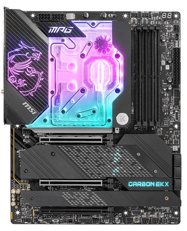 MSI MPG Z690 Carbon EK X Motherboard Review: EK Block Included