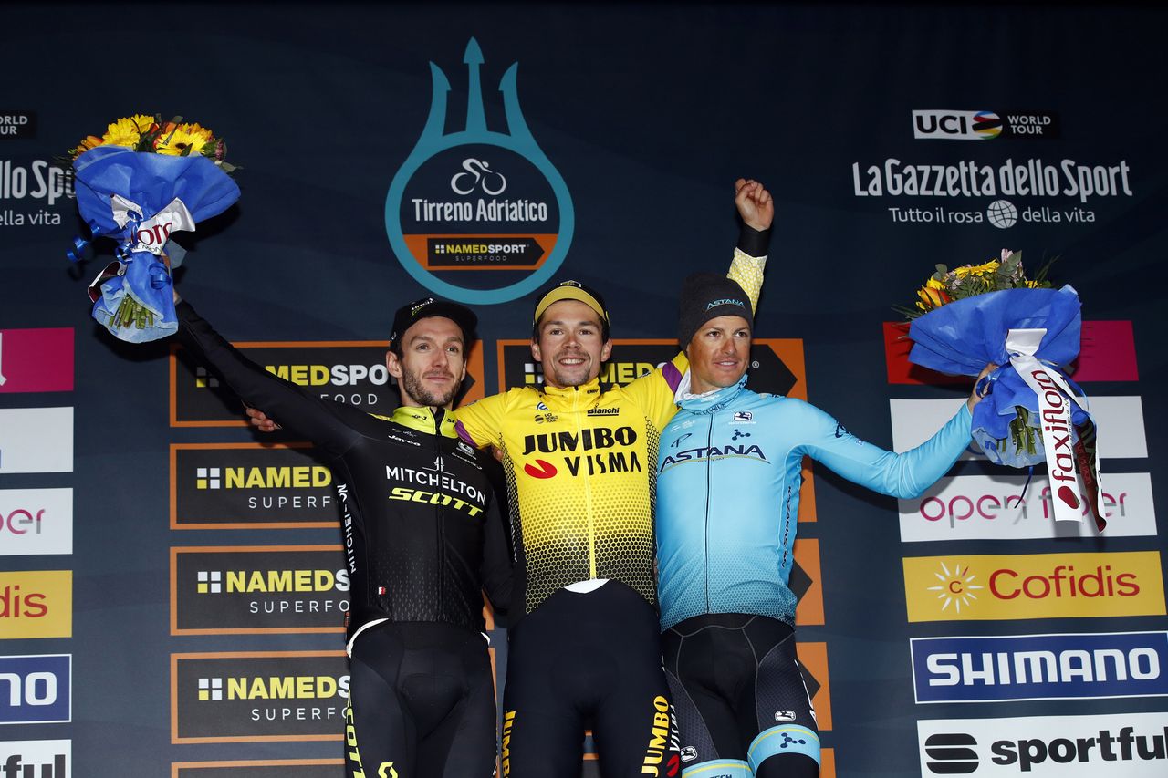 The final podium