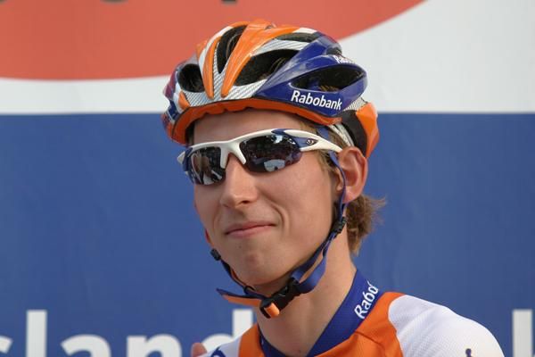 Rabobank's Bouke Mollema was all smiles.