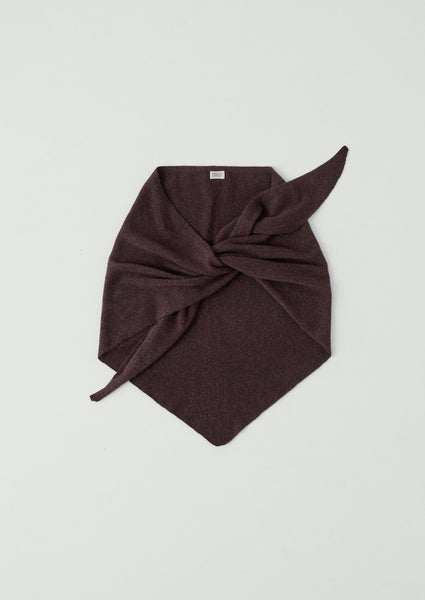 Wool Cashmere Large Bandana | Truffle