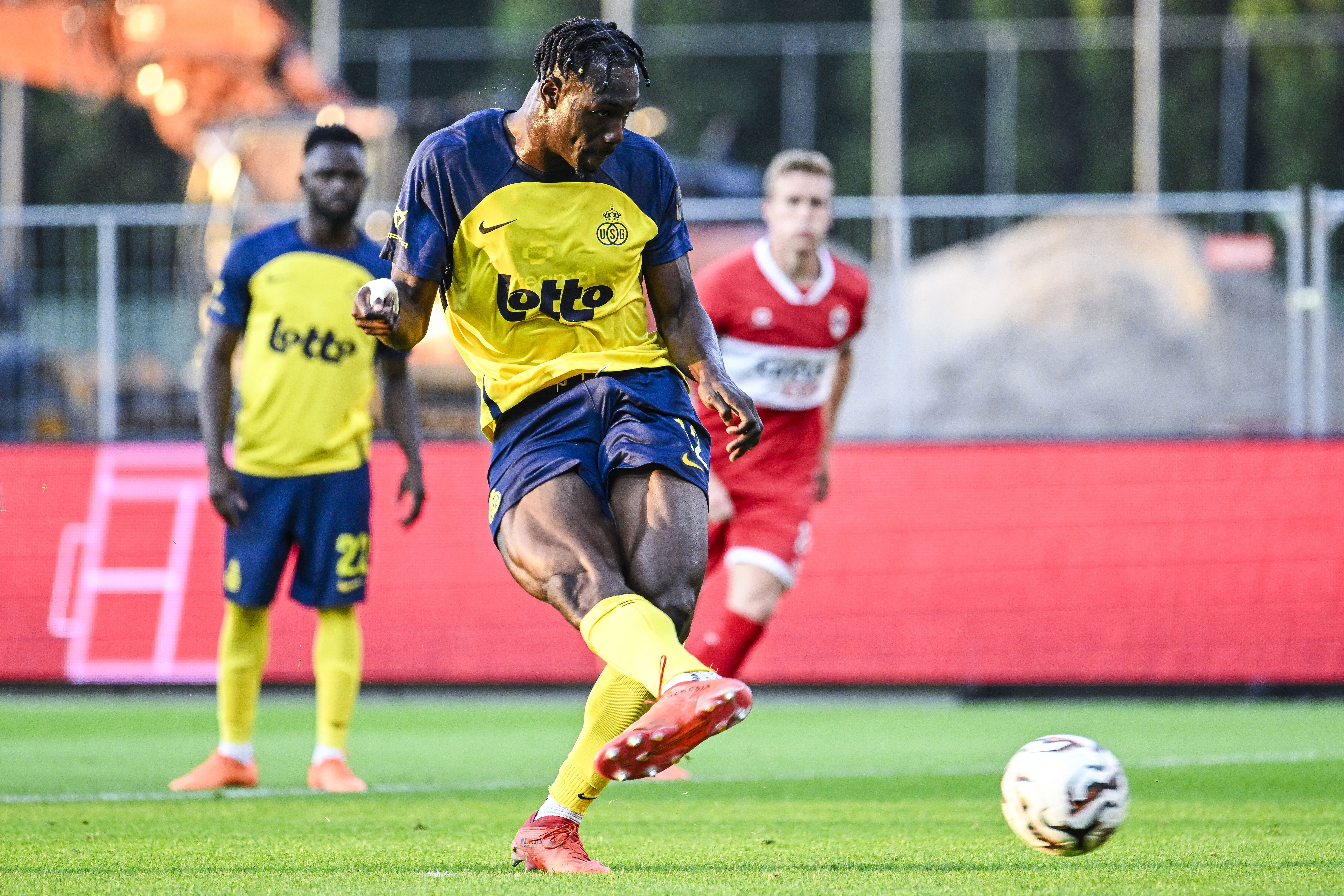 Canadian striker Promise David is one to watch in this season's competition for debutants Union Saint-Gilloise