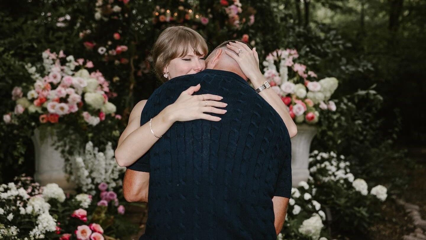 Taylor Swift and Travis Kelce engagement photos