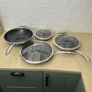 Testing the 7 Piece HexClad Cookware Set at home