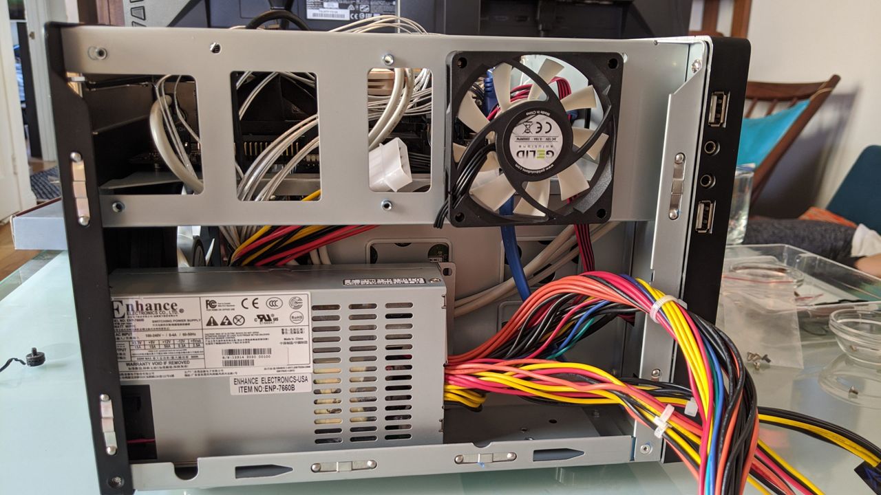 Look at all those PSU cables! It's going to be a tight fit.
