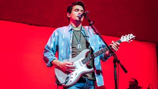 John Mayer performs on stage at The O2 Arena on October 13, 2019 in London, England