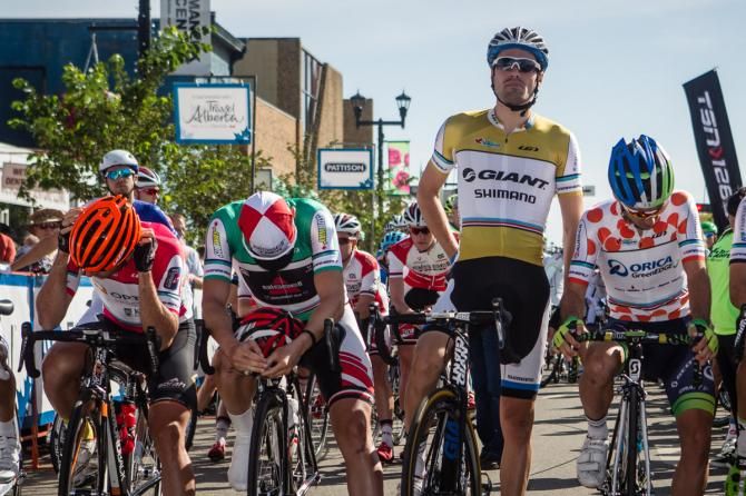 Tom Dumoulin (Giant-Shimano) ready to go on the start like