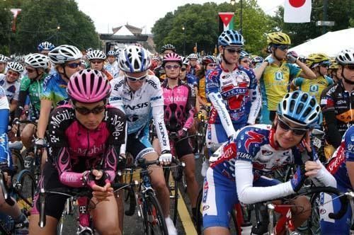 Liberty Classic riders at the start