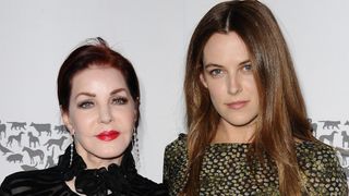 Actresses Priscilla Presley and Riley Keough attend The Humane Society of The United States' To The Rescue gala at Paramount Studios on May 07, 2016 in Hollywood, California.