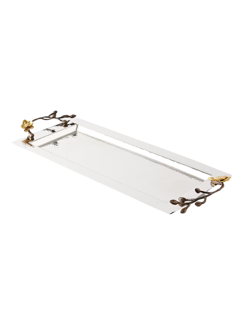 Gold Orchid Vanity Tray
