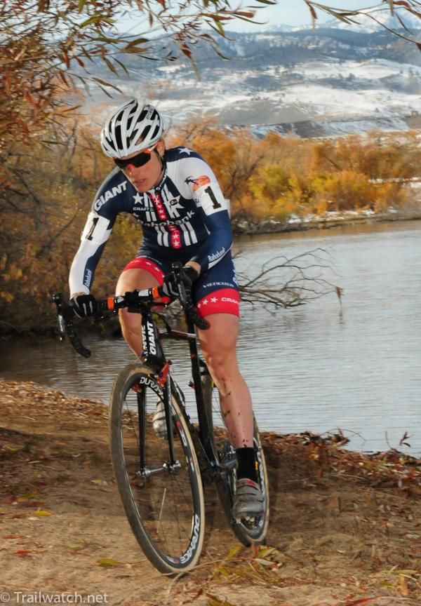 Katie Compton (Rabobank-Giant) was in a league of her own today