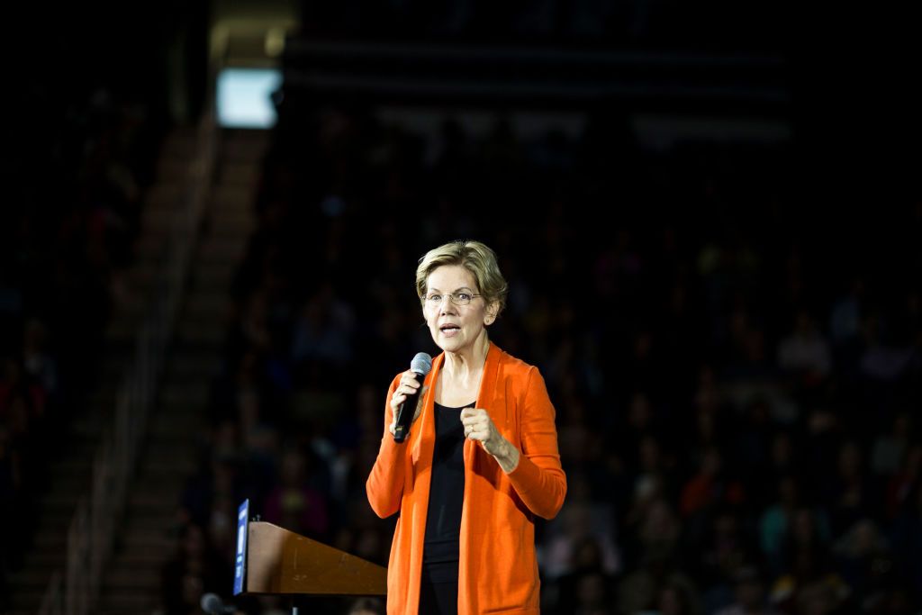 Sen. Elizabeth Warren at a town hall