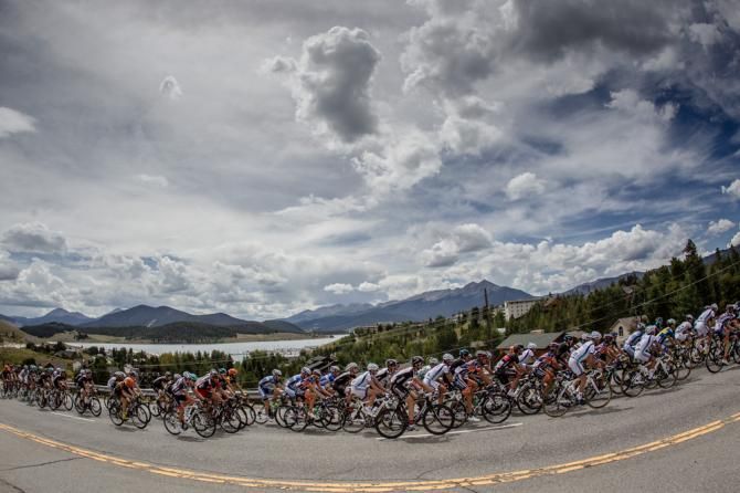 The race heads to Dillon after leaving Breckenridge.