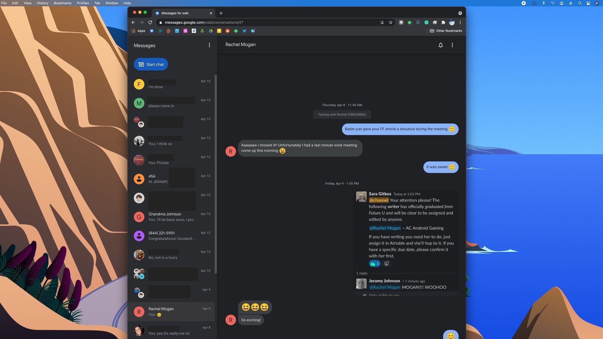 View Message How to use Google Messages from a web browser or Chromebook | Android ...