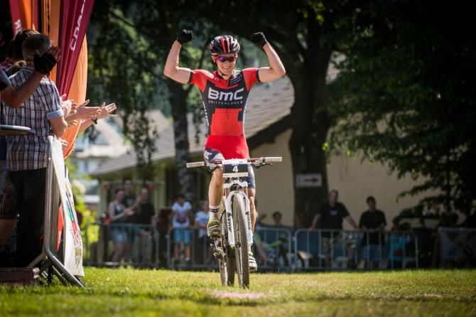 Moritz Milatz (BMC) wins in the Bundesliga finals in Saalhausen