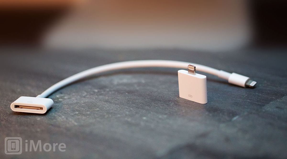 Lightning to 30pin Adapters handson iMore