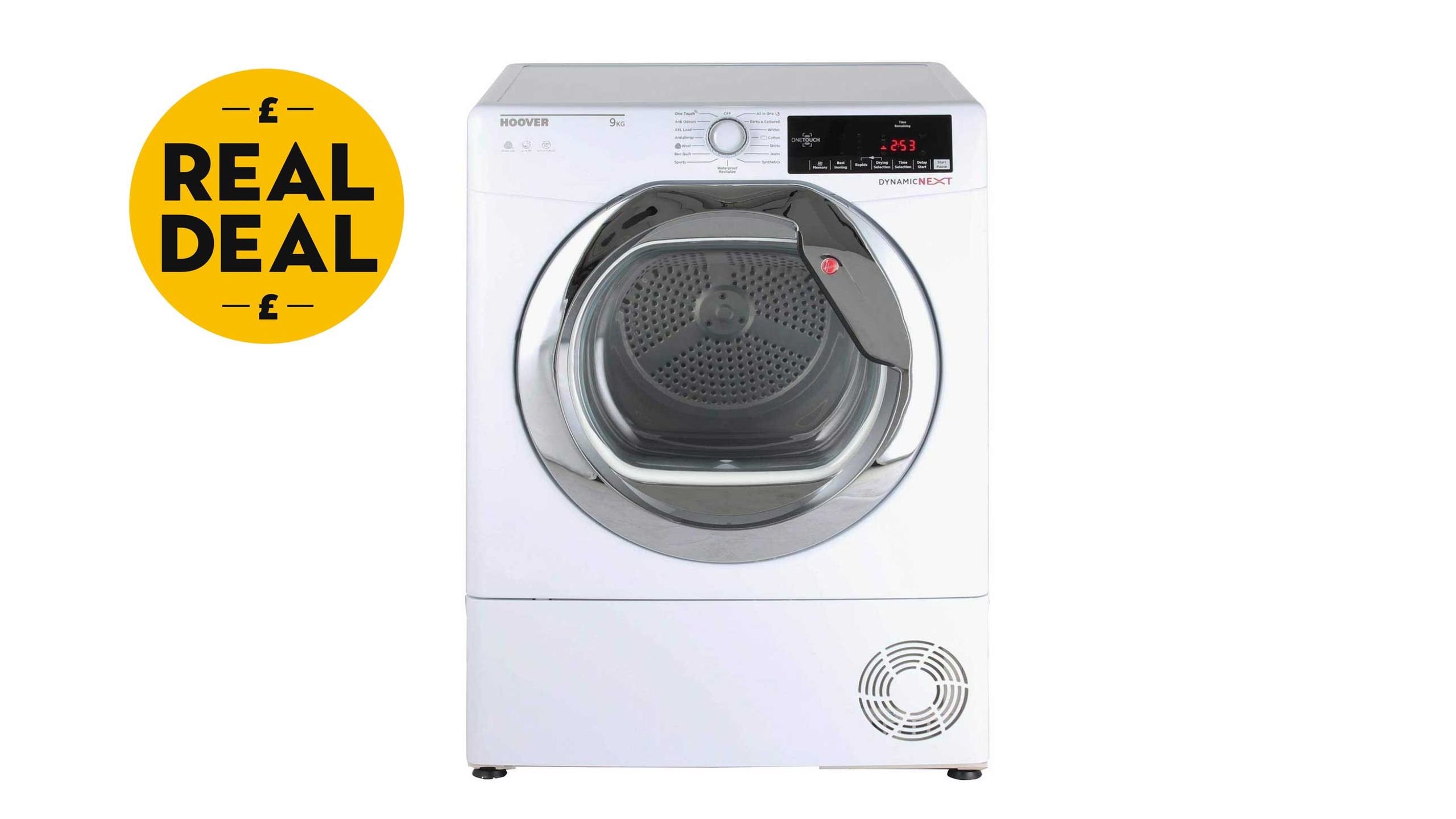 This cheap tumble dryer is big enough for a familysized load and has