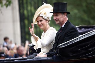 Sophie, duchess of Edinburgh was one of the first royals out for Trooping the Colour 2023