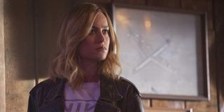 Brie Larson as Carol Danvers in Captain Marvel`