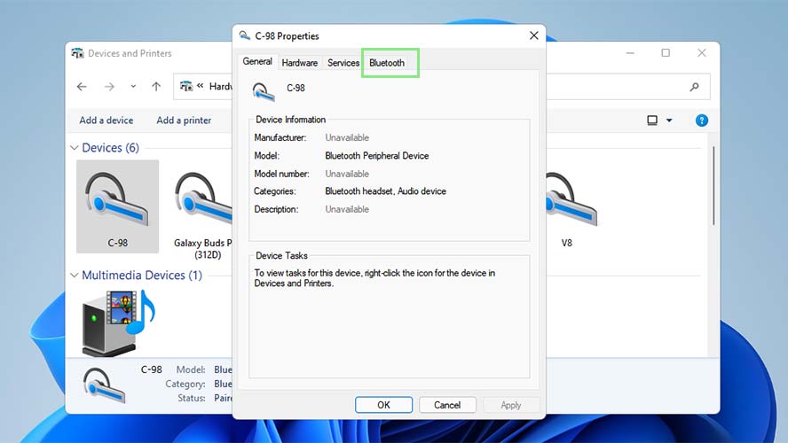 How to rename a Bluetooth device on Windows 11