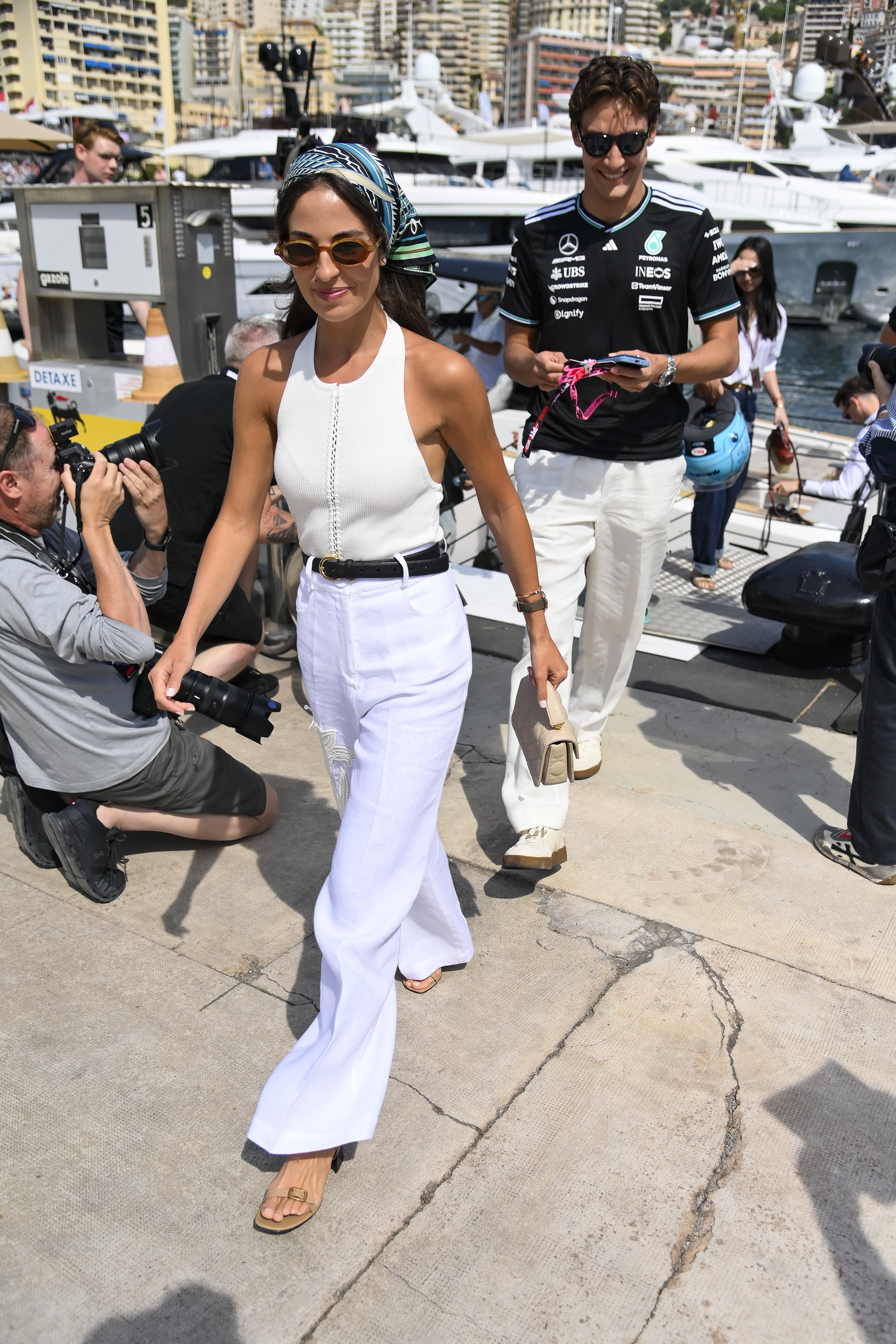 MONTE-CARLO, MONACO - MAY 24: Carmen Montero Mundt attends the F1 Grand Prix Of Monaco on May 24, 2025 in Monte-Carlo, Monaco.