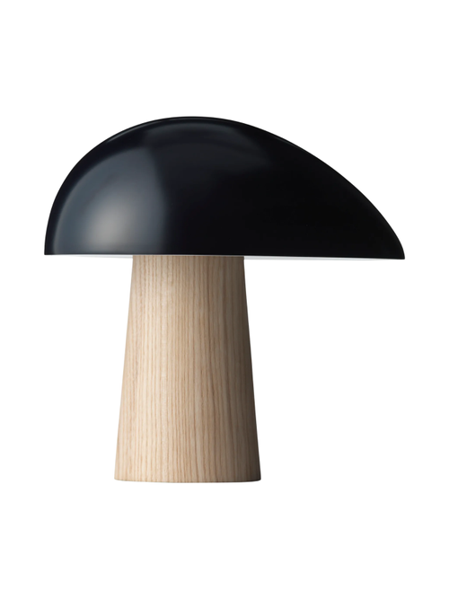 Night Owl Table Lamp Ash in Smokey White