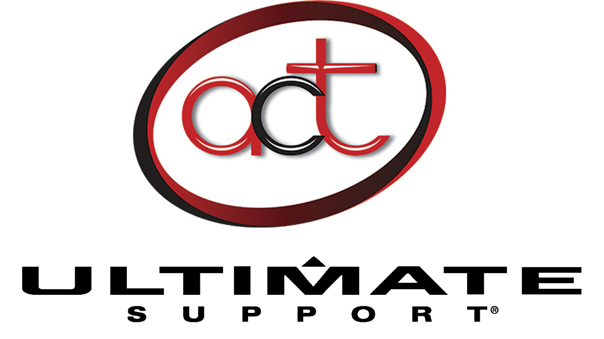 ACT Entertainment and Ultimate Support Systems logos as the two companies merge.