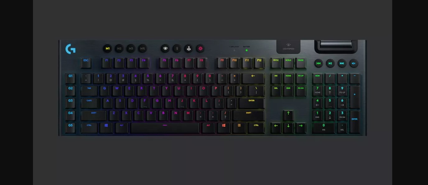 Best Low-Profile Gaming Keyboard: Logitech G915 Lightspeed