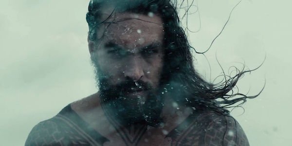 Aquaman in storm Justice League