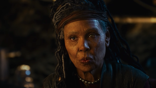 Jada Pinkett Smith as an older Niobe in The Matrix Resurrections