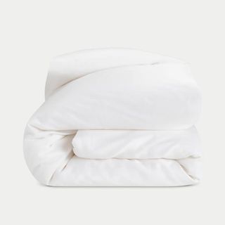 Silk Comforter against a cream background.