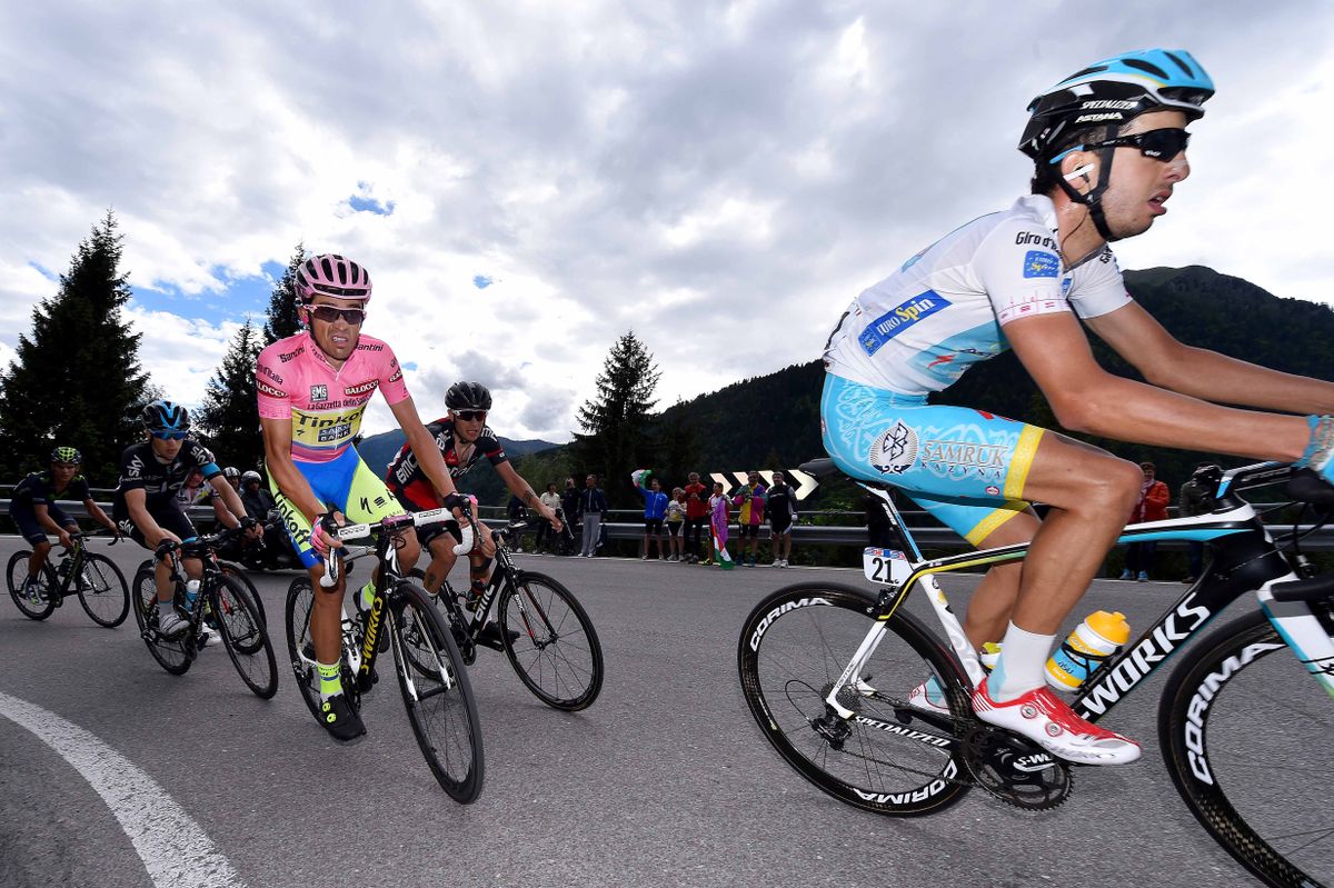 It was a very select group on the early slopes of the Madonna di Campiglio