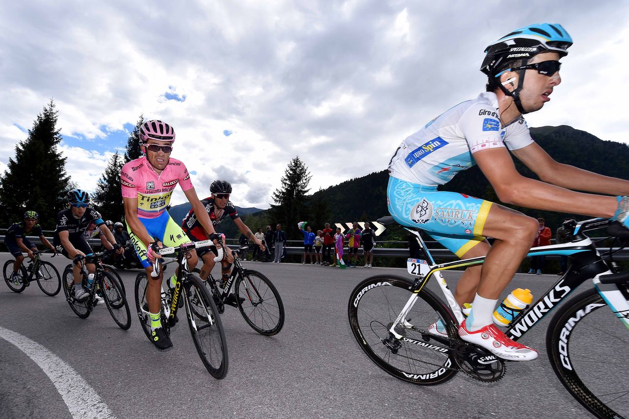 It was a very select group on the early slopes of the Madonna di Campiglio