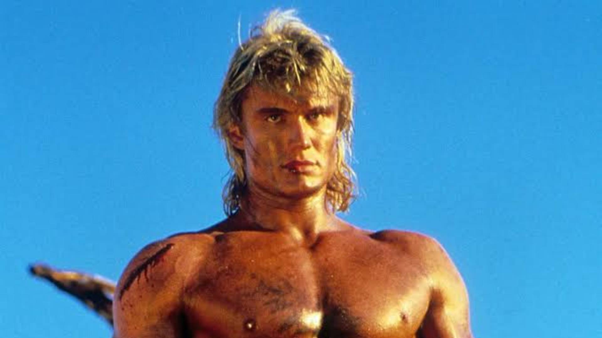 Dolph Lundgren as He-Man in Masters of the Universe