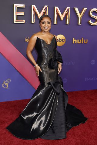 Quinta Brunson attends the 76th Primetime Emmy Awards at Peacock Theater on September 15, 2024 in Los Angeles,