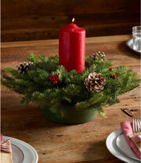 Traditional Balsam Centerpiece for $44.95, at L.L. Bean