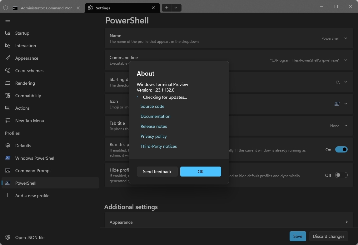 Windows Terminal Preview